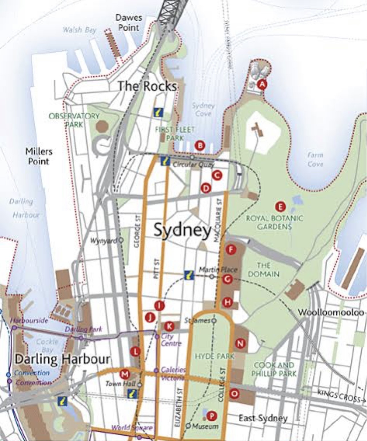 Map of Sydney